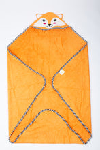 Load image into Gallery viewer, Luxury Hooded Fox Towel & Face Cloth Set