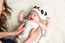 Load image into Gallery viewer, Luxury Hooded Panda Towel & Face Cloth Set