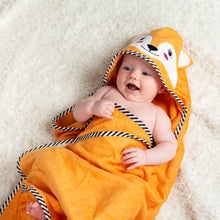 Load image into Gallery viewer, Luxury Hooded Fox Towel & Face Cloth Set