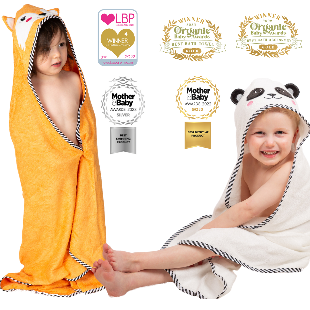 Being Baby Luxury Bamboo Hooded Towel for babies and children BeingBabyUK