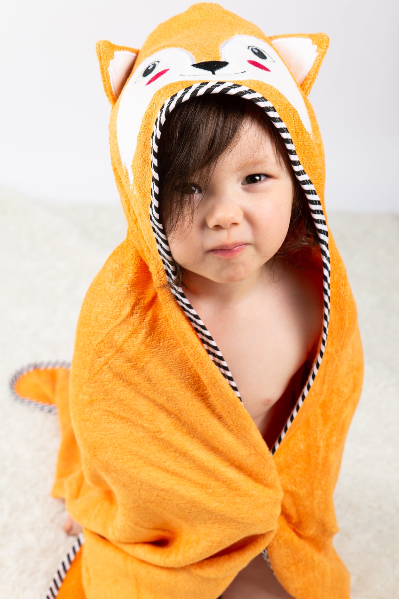 Luxury Hooded Fox Towel Face Cloth Set