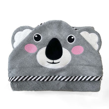 Load image into Gallery viewer, Luxury Hooded Koala Towel &amp; Face Cloth Set
